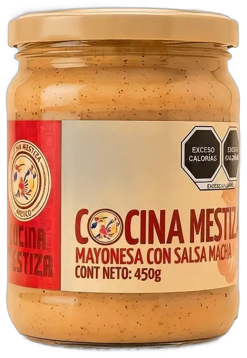 Frasco real de Mayonesa con Salsa Macha Cocina Mestiza